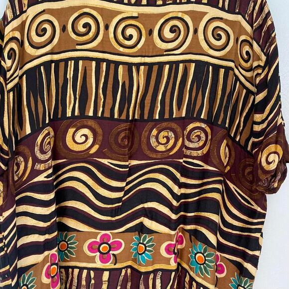 Vintage beaded button top - Picture 6 of 7